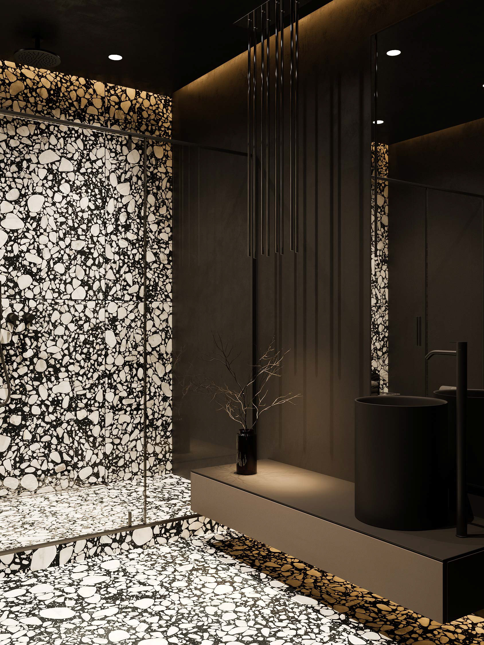 高级黑色系公寓设计 演绎时尚都市风!-10