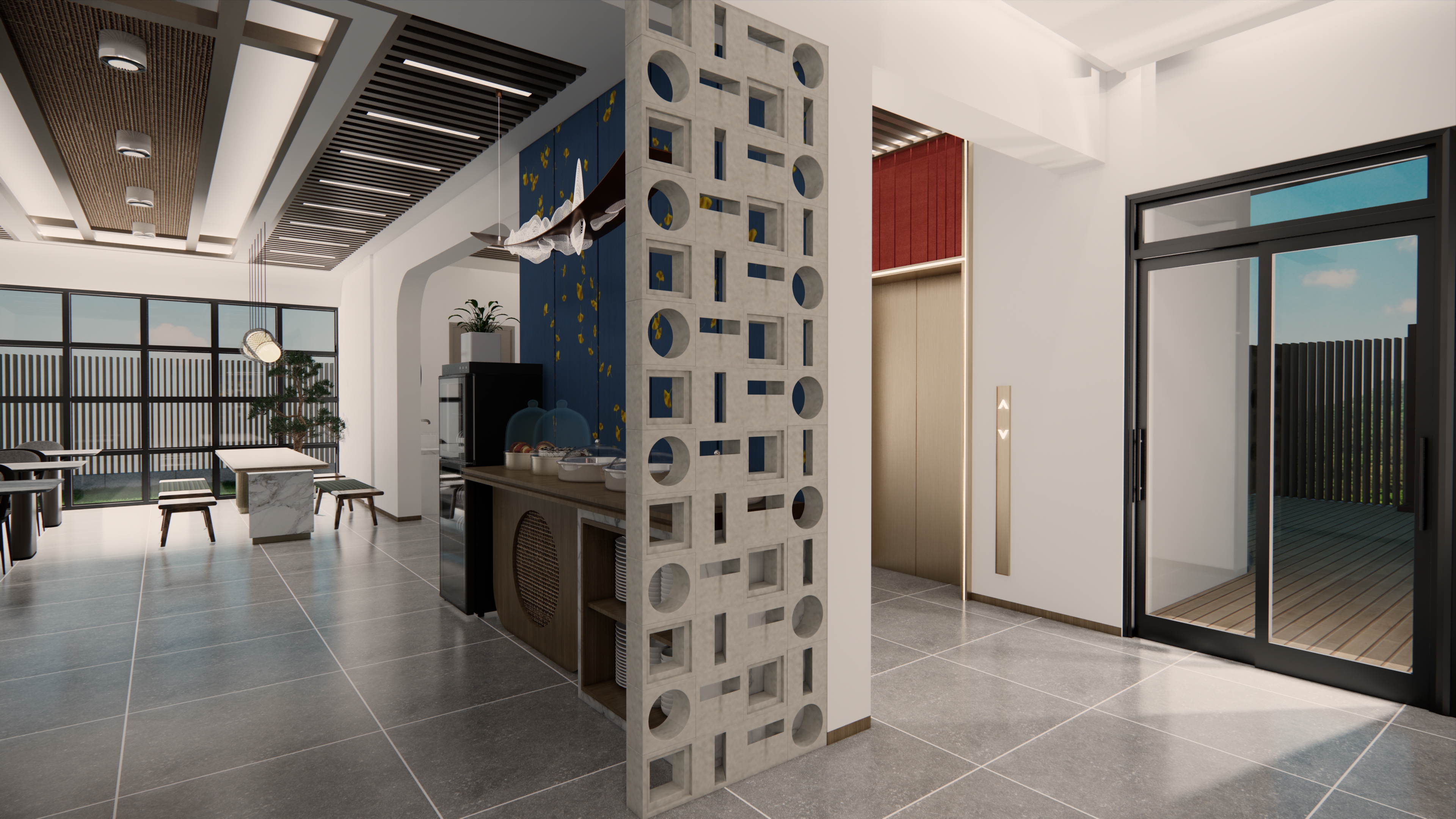 特色民宿大厅设计-2