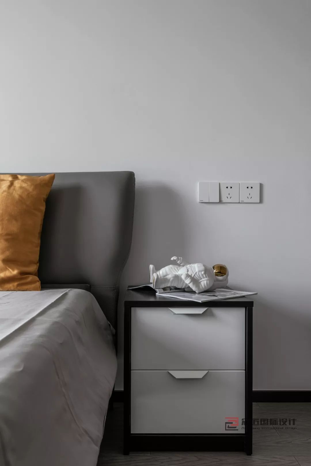 现代黑白灰格调的格林花园 120㎡设计-47