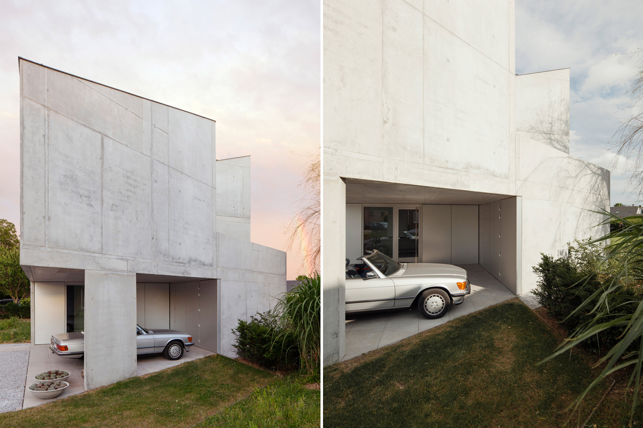 比利时布鲁塞尔混凝土独立住宅，内外一致的极简美学-10