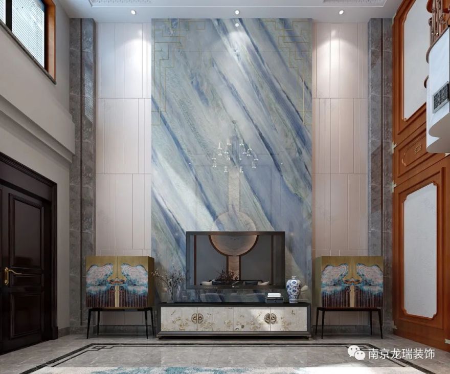 归庐 · 南京百家湖别墅花园新中式设计丨中国南京丨南京龙瑞装饰-8