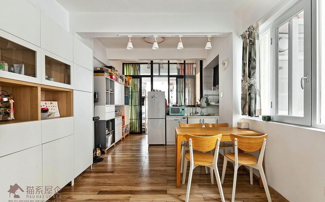 55㎡“猫系屋企”变身二宝家庭乐园，巧改户型实现空间利用最大化-0