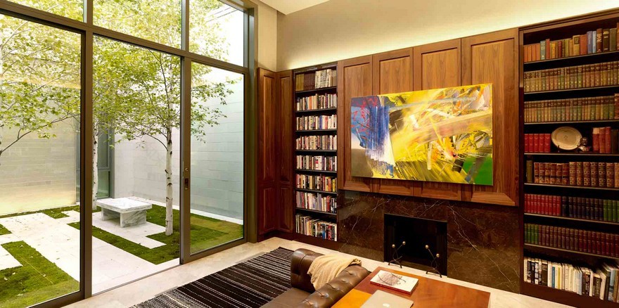 纽约湖畔现代别墅,艺术与自然完美融合-24