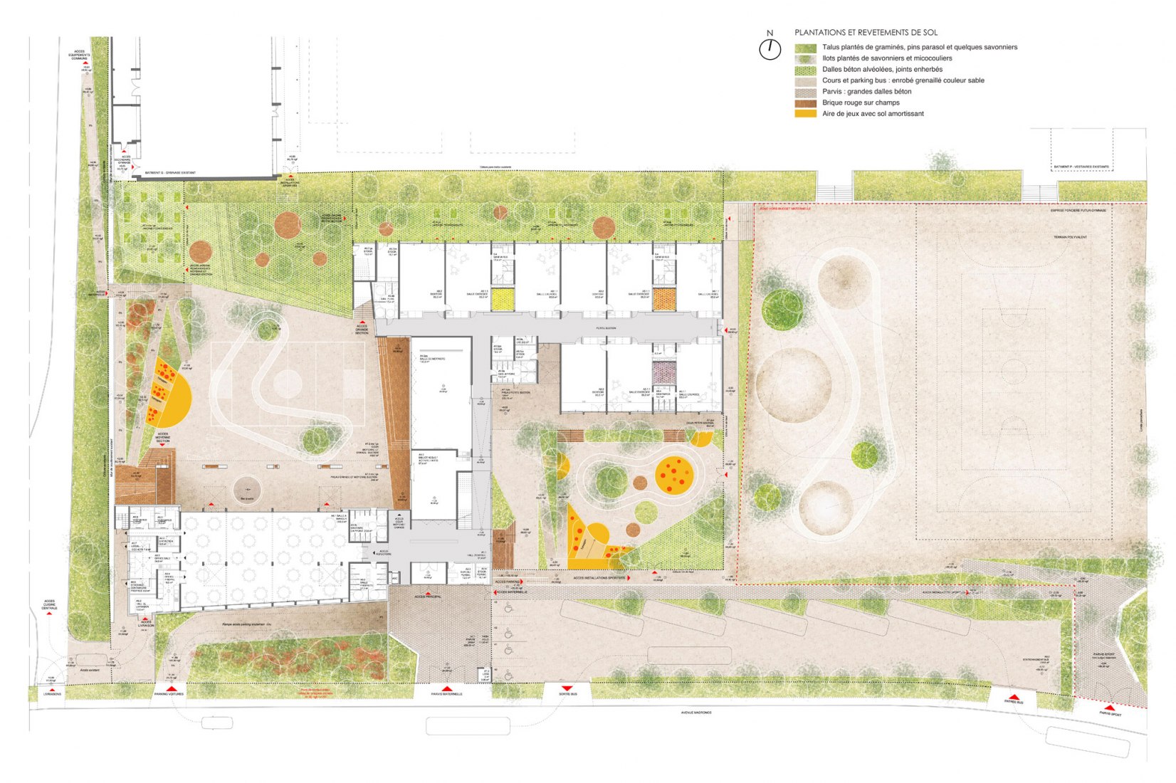 马德里法国学校儿童学校扩建项目丨西班牙马德里-18