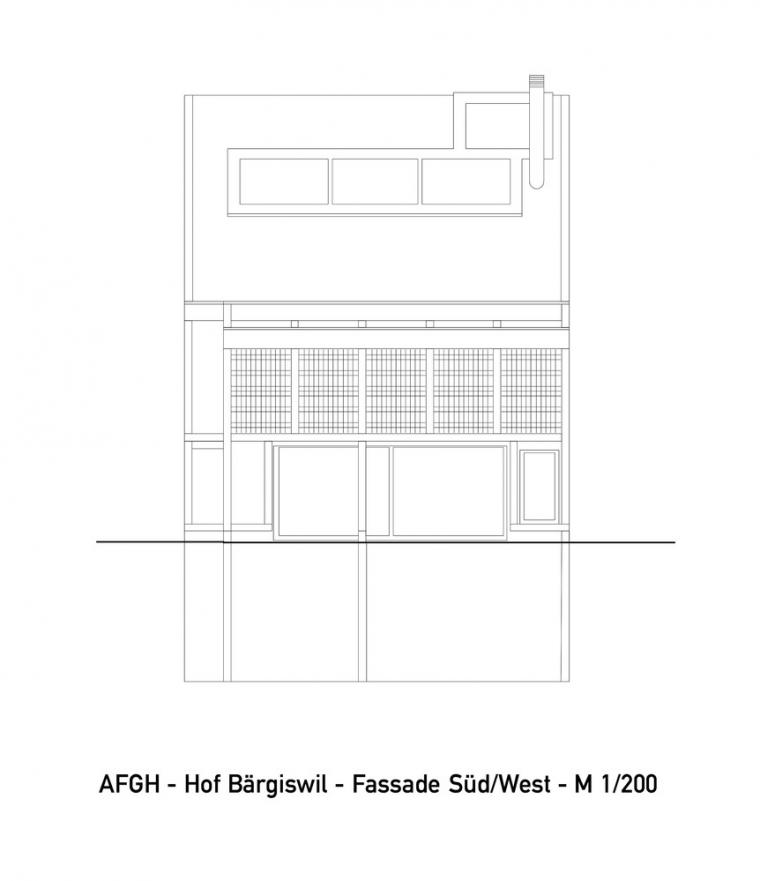 瑞士 Bargiswil 球场别墅 | 园林式庭院与木结构建筑的完美融合-42