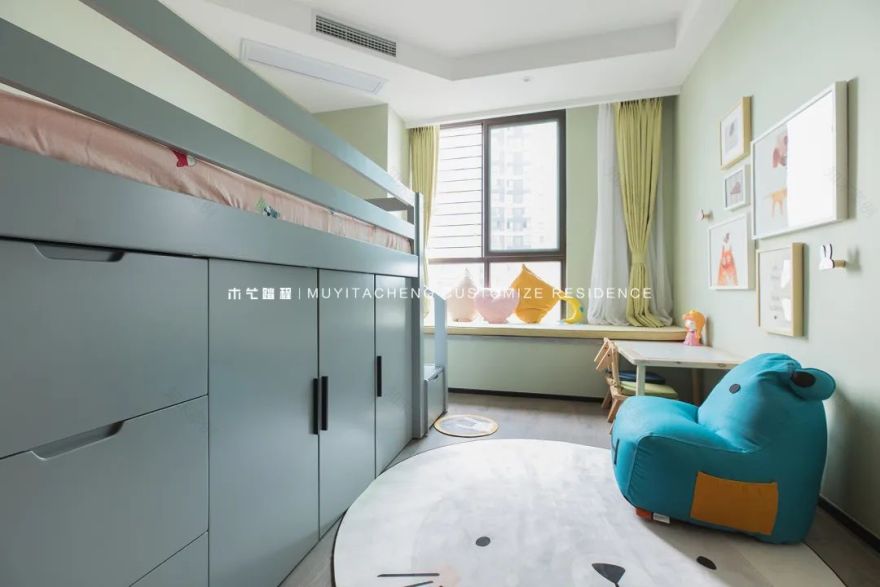 重庆融景城 144㎡舒适大平层定制家居丨中国重庆丨木艺踏程全屋定制-58