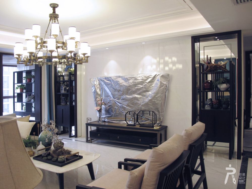 西安锐意设计-- 现代中式紫薇•永和坊 230㎡大宅-9