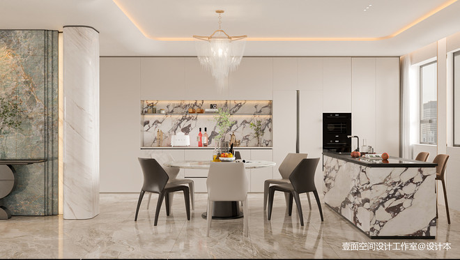 二居193平米装修案例(桃李望湖)丨中国葫芦岛-19