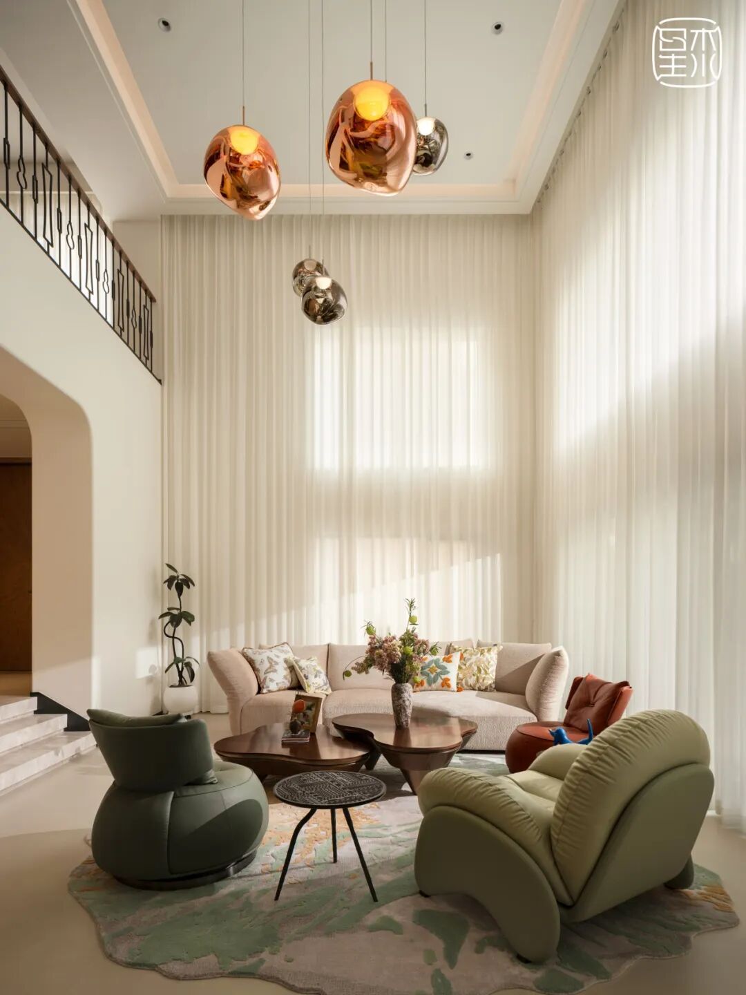 为95后海归女儿爆改500㎡双拼别墅丨中国上海丨星杰-17