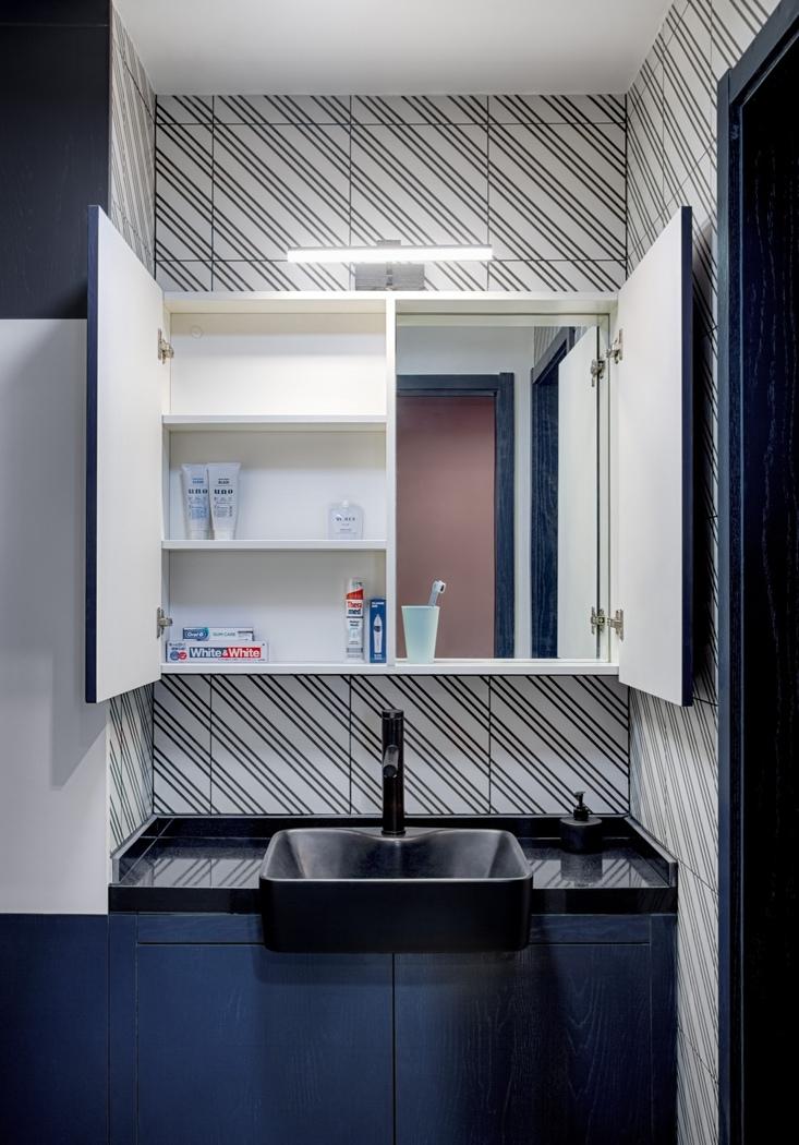 蔚木未来室内建筑设计丨平层丨沉 浸 | 暮色邃蓝-30