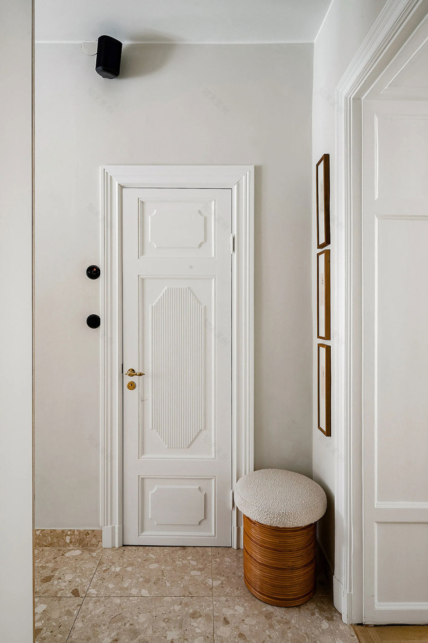 瑞典 75 平米优雅公寓 | 乳白色调的柔和魅力-21