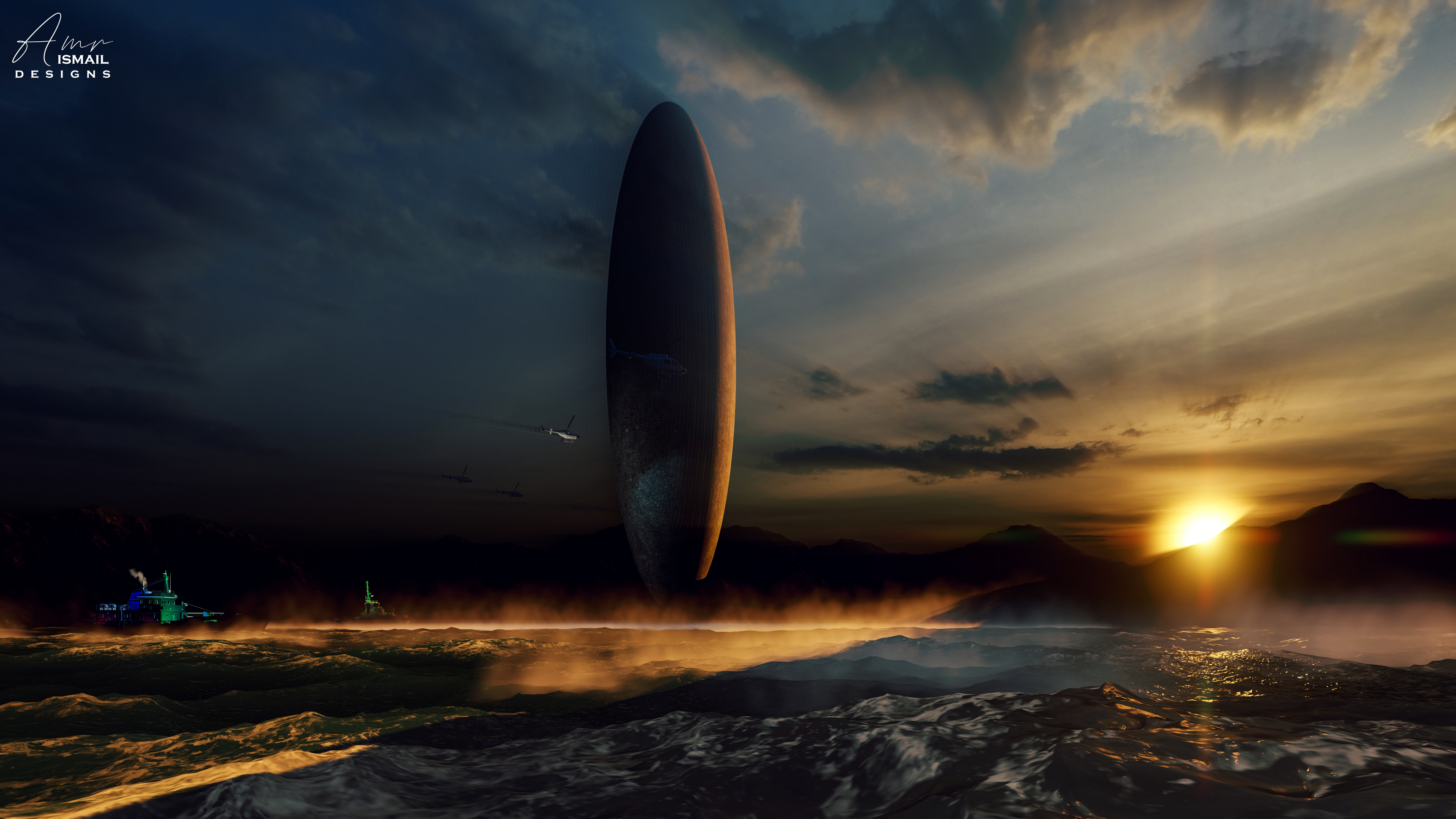 到达，电影场景-3