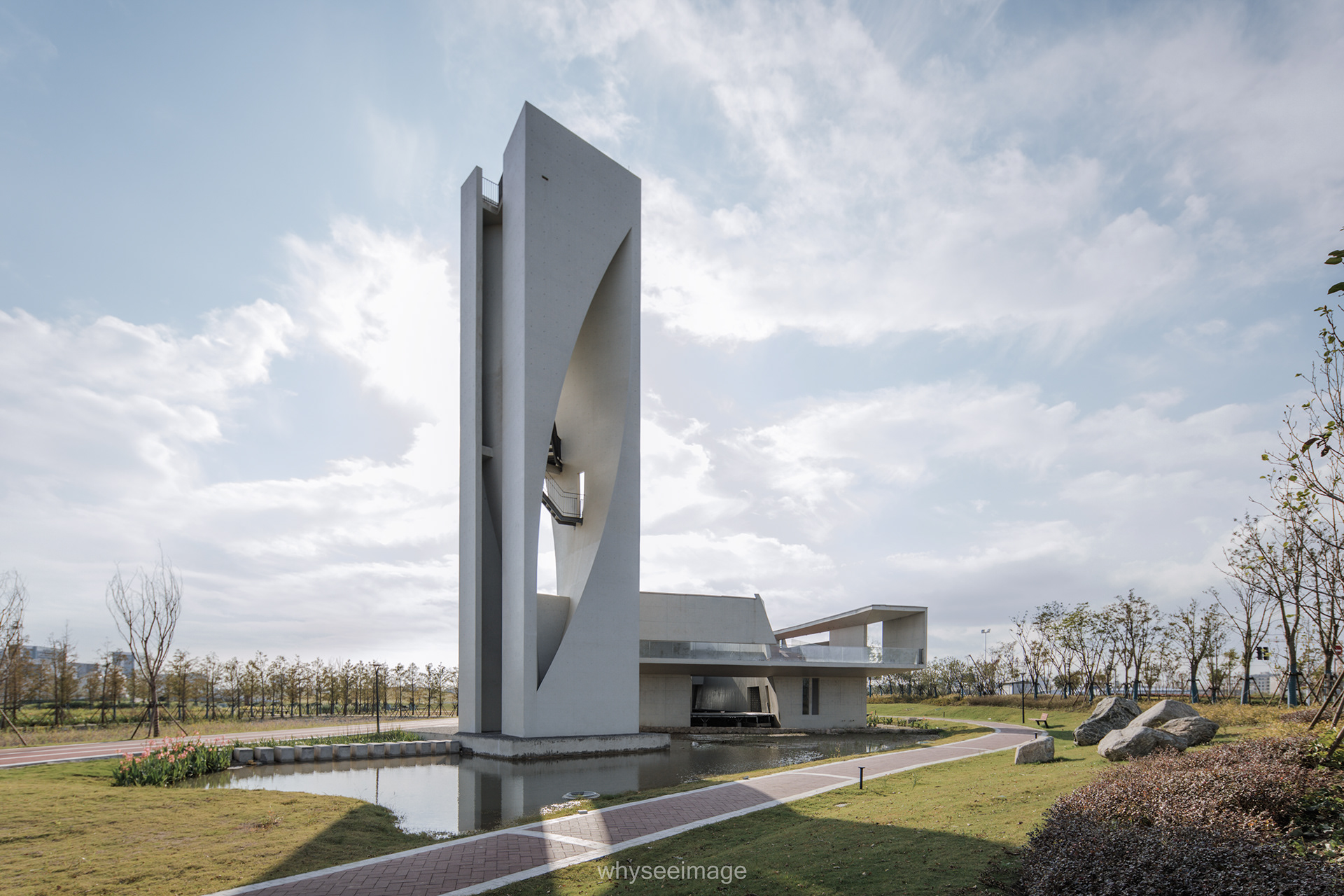 上海临港星空之境公园同观廊,旋星塔,羽旋桥丨中国上海丨上海中森止境设计工作室-17