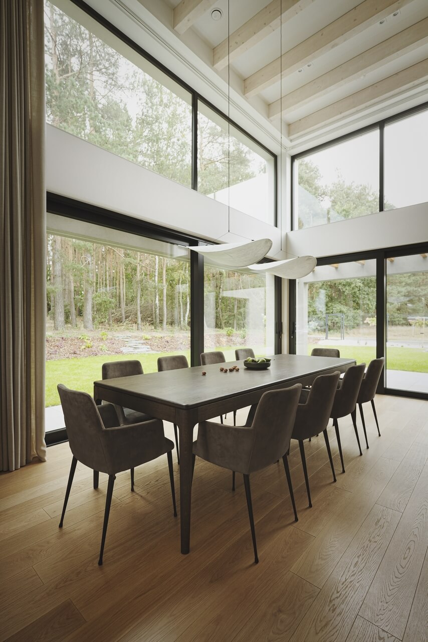 220-metrowe wnętrze domu pod Łodzią - połączenie natury i designu - PLN Design-0