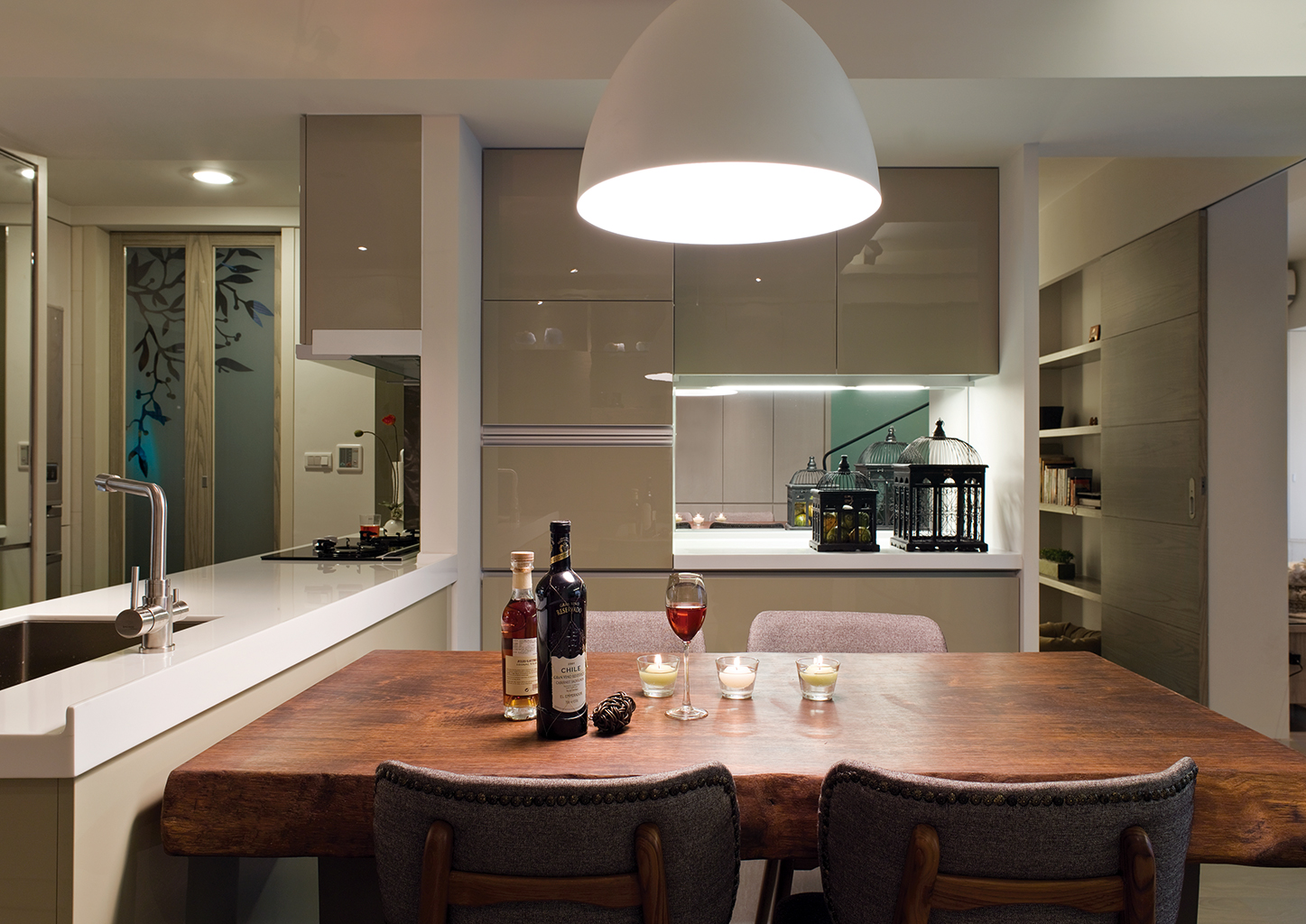 豪华别墅 现代风格现代 台北涵碧園周公館-1