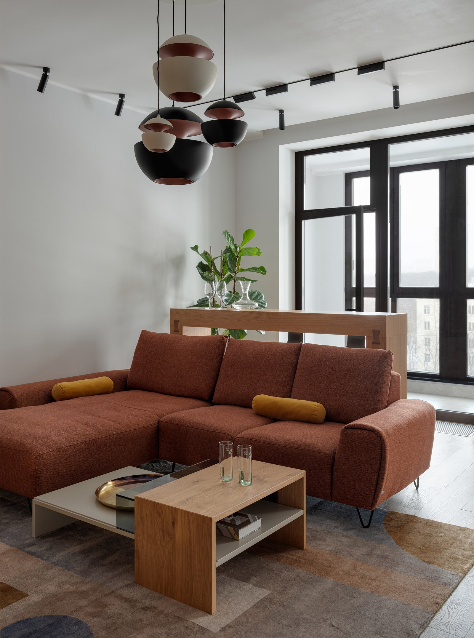 极简木质空间 | 莫斯科 117 平米公寓设计-8