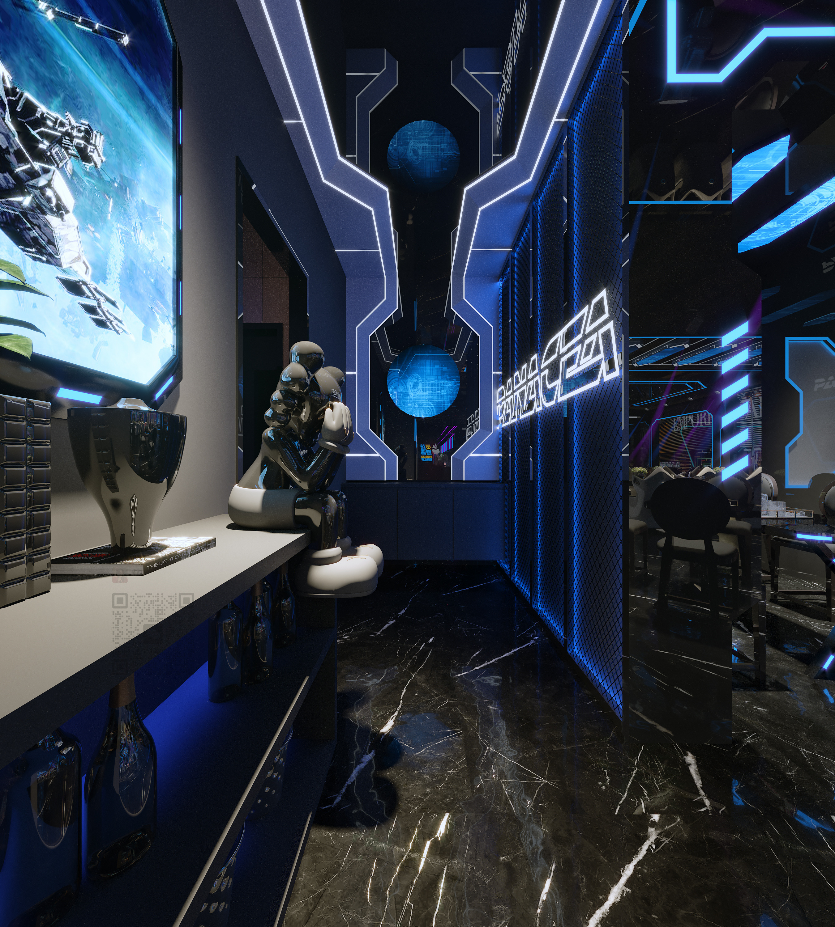 潮玩酒吧这么设计很吸睛！新潮与时尚的碰撞很有氛围！-5