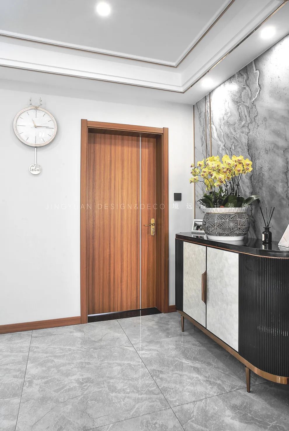 境远装饰 | 105㎡现代低奢灰度空间设计-26