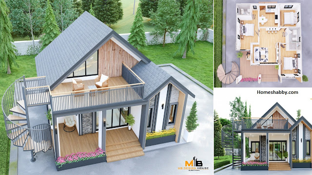 9 · 9 米带达克屋顶的房屋设计-1