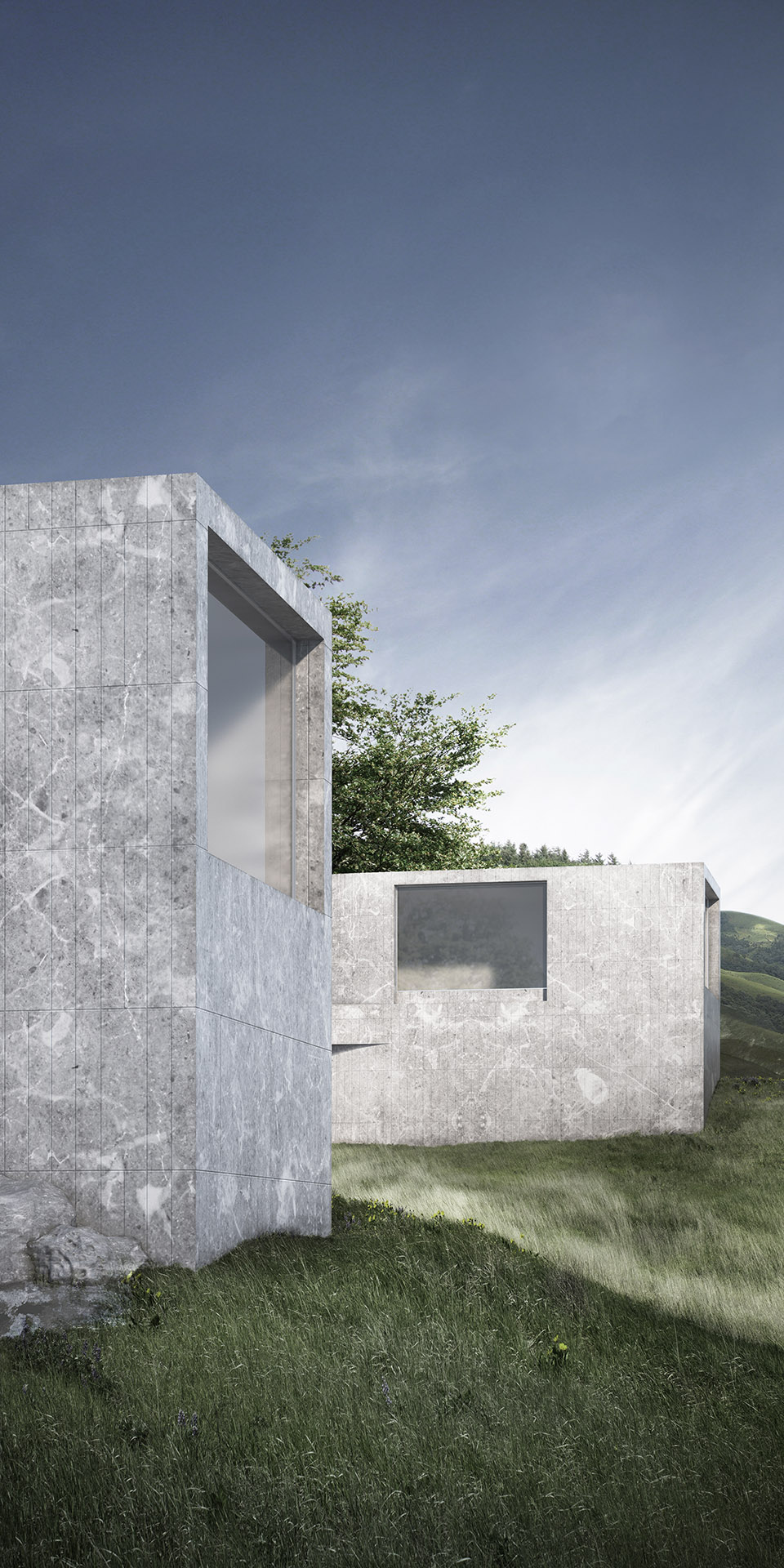 穿梭在绿野 & 拥有七个花园的条形元素住宅，西班牙 / Fran Silvestre Arquitectos-9