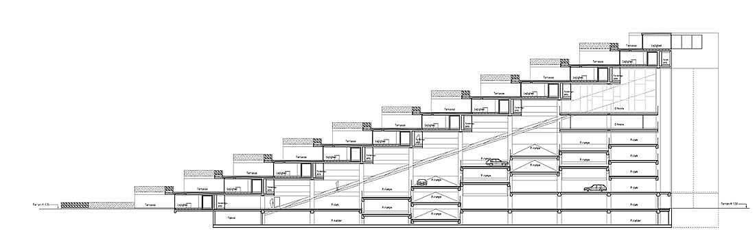丹麦哥本哈根山地住宅丨BIG – 比亚克·英格斯集团-46