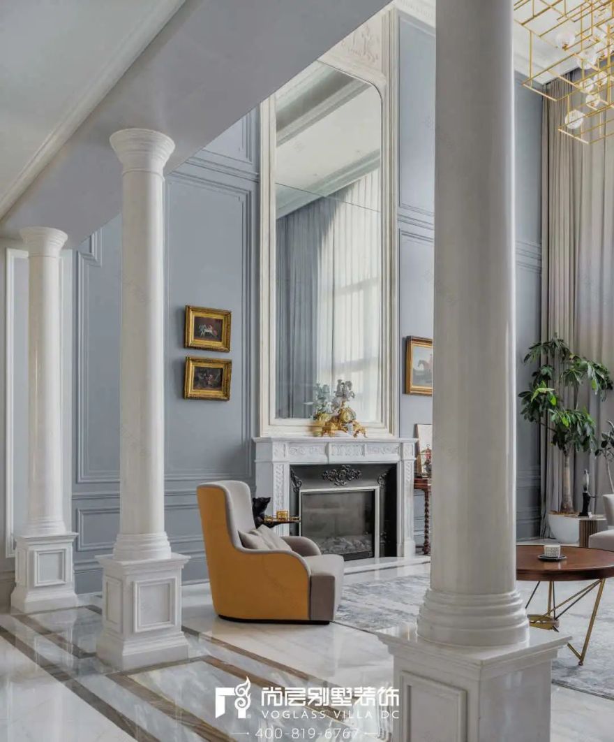尚层装饰×壹号庄园 | 780㎡现代法式别墅装修,回归纯粹极致的生活-34