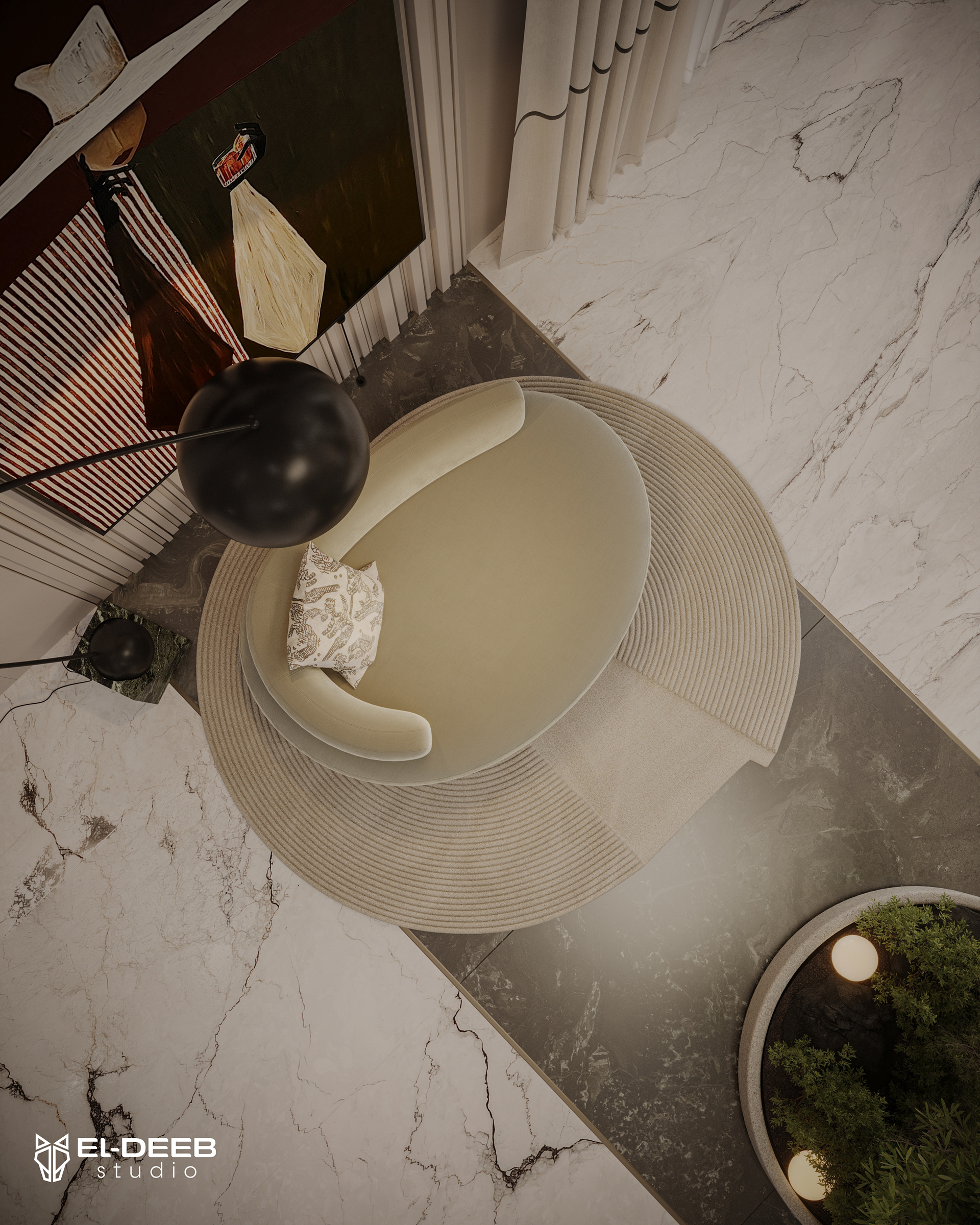 Organic Balance Villa Reception & Stairs-14