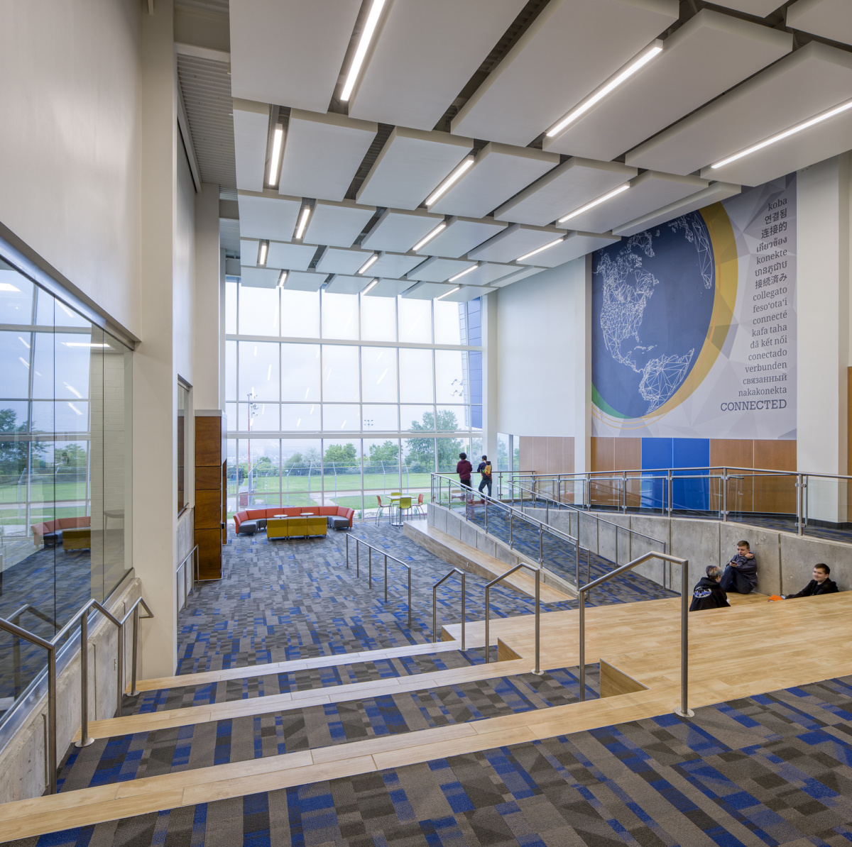 Mueller Park Junior High School 翻新升级，打造现代学习空间-11