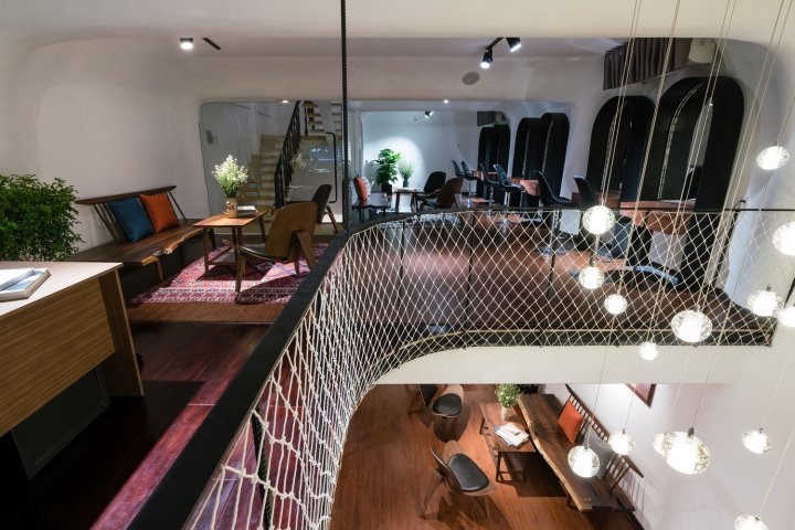 越南胡志明市婚庆大楼·曲线立面与室内星空设计-44