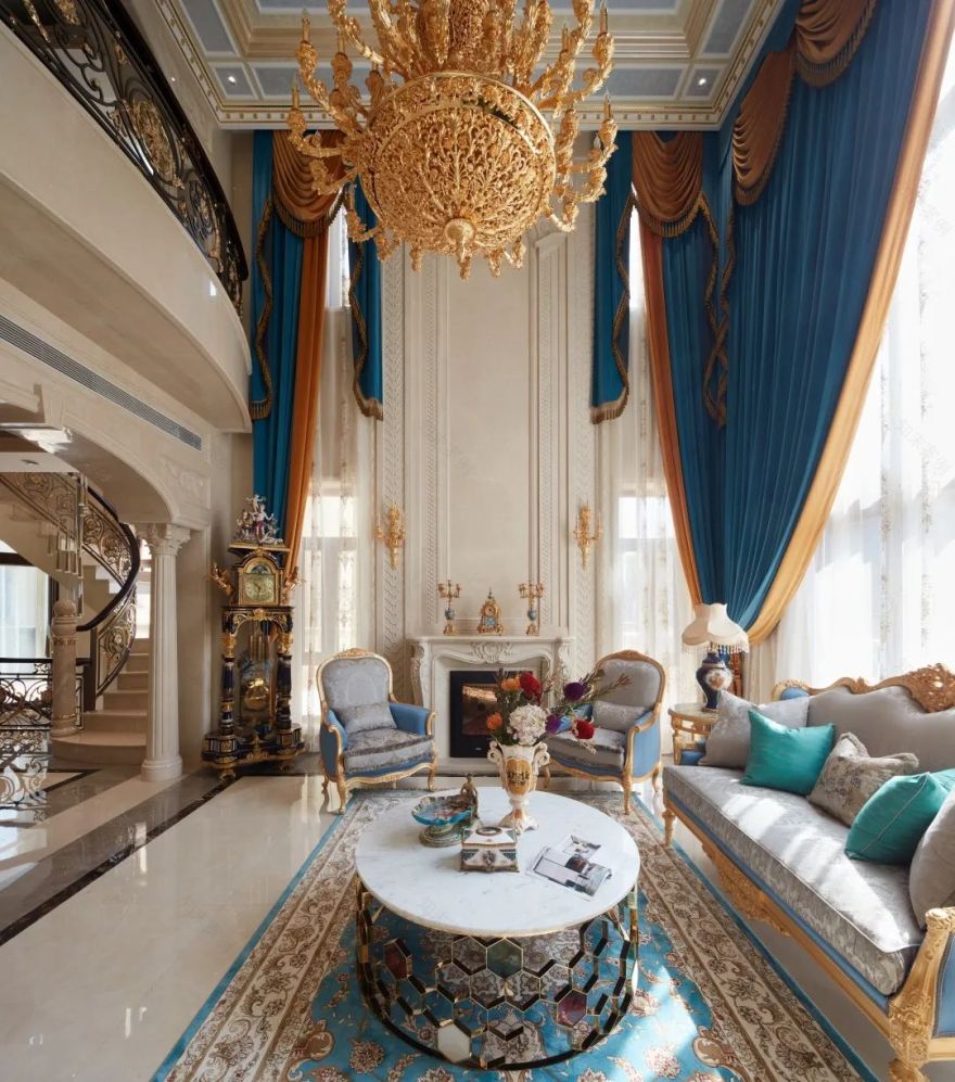 法式优雅 · 1100㎡独栋别墅的奢华改造之旅丨尚层装饰-41