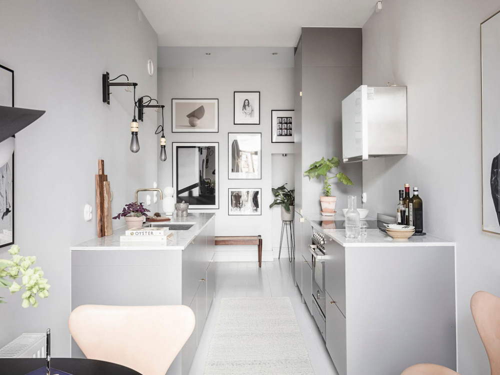 Gothenburg 魅力白公寓，女性化温馨设计-10