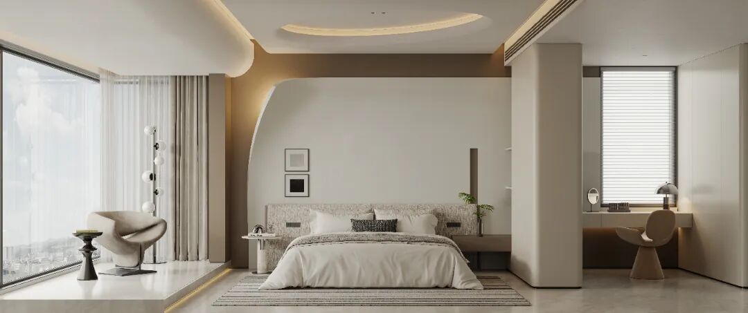 揽月台299㎡中叠现代简约设计-37