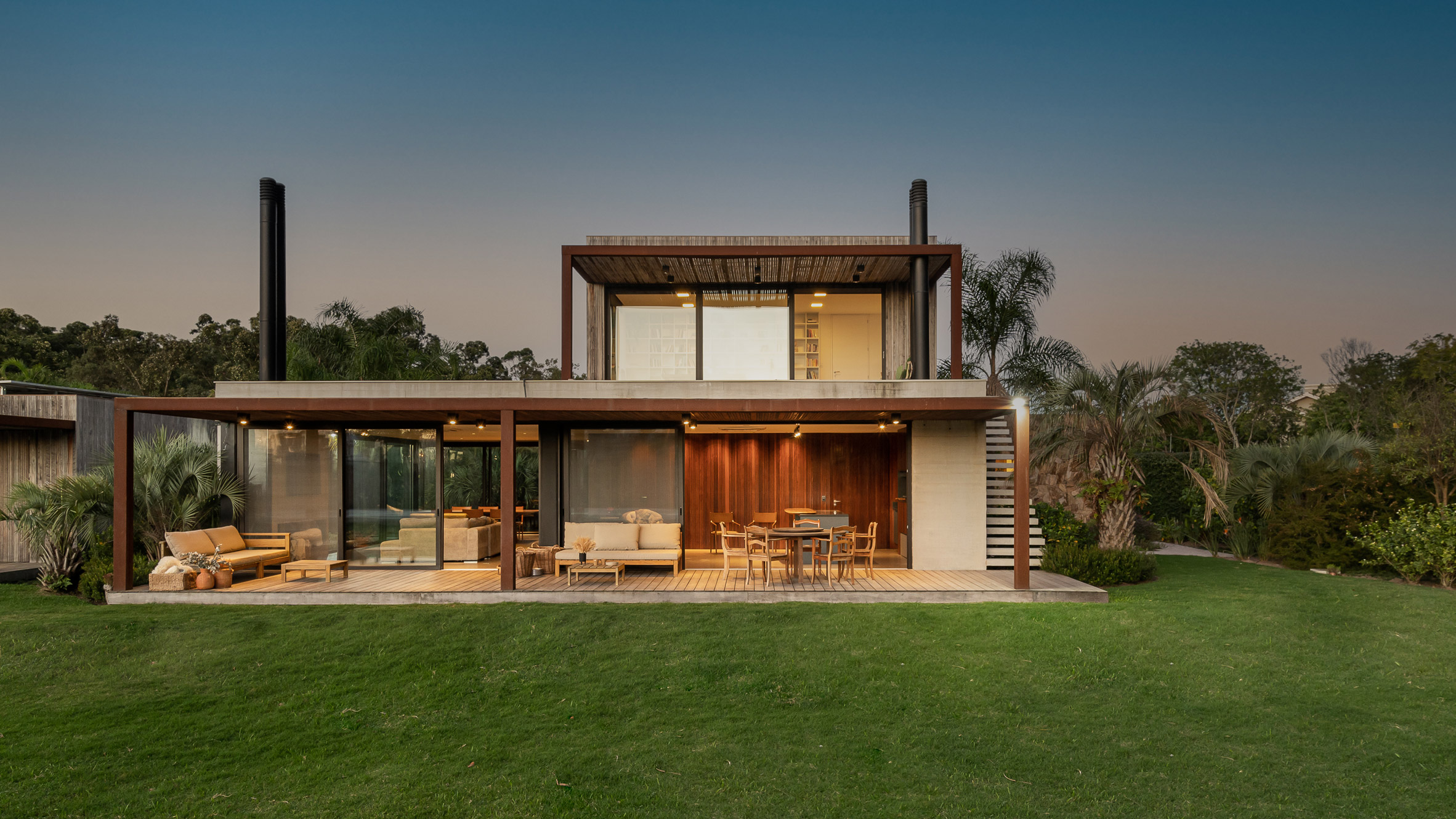 巴西 RMK Arquitetura 的 Casa Pampas 住宅 | 热带与南美草原风格的完美融合-0