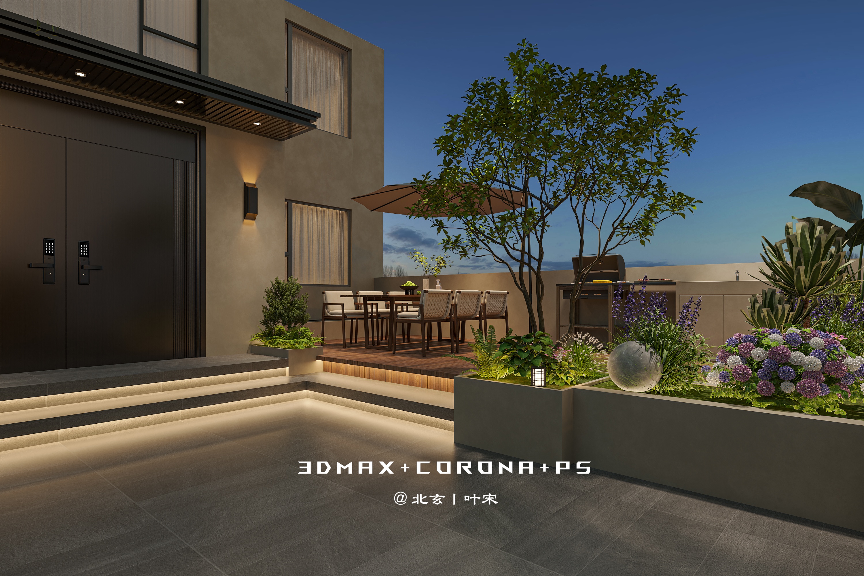 把家“减”到最舒服的状态丨现代简约别墅-19