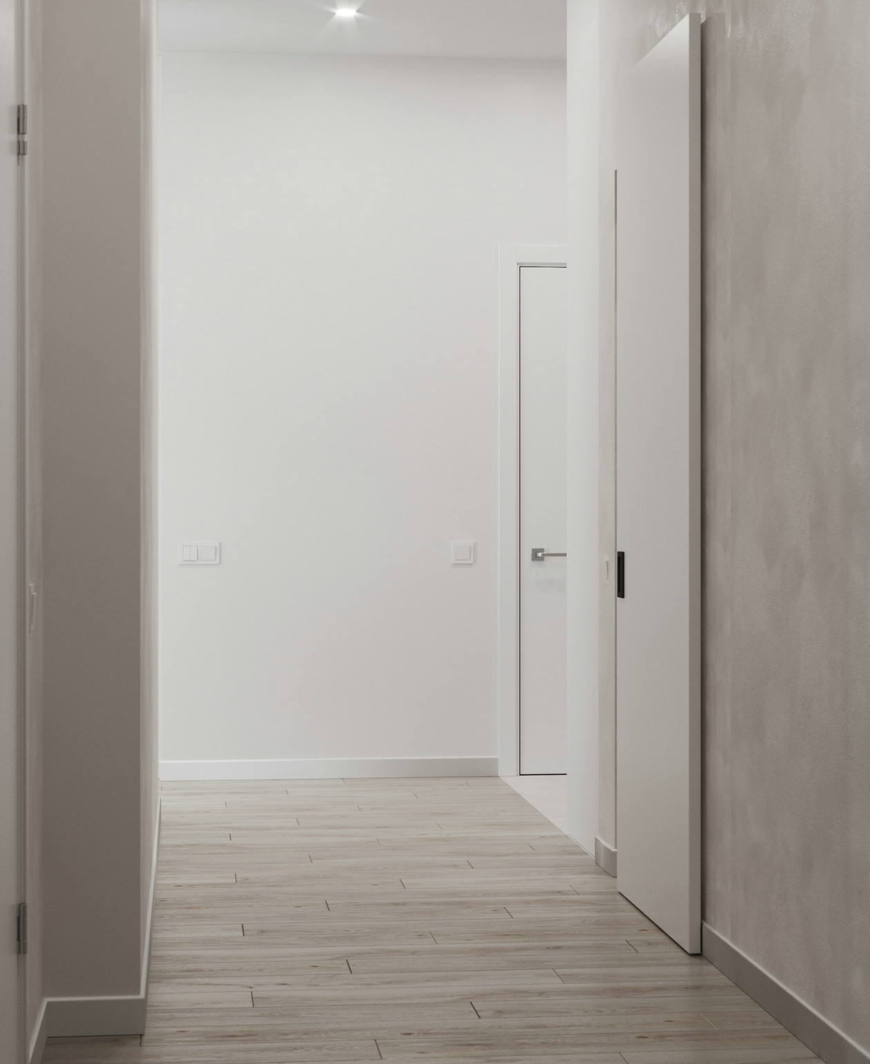 乌克兰--76㎡白色系空间设计-12