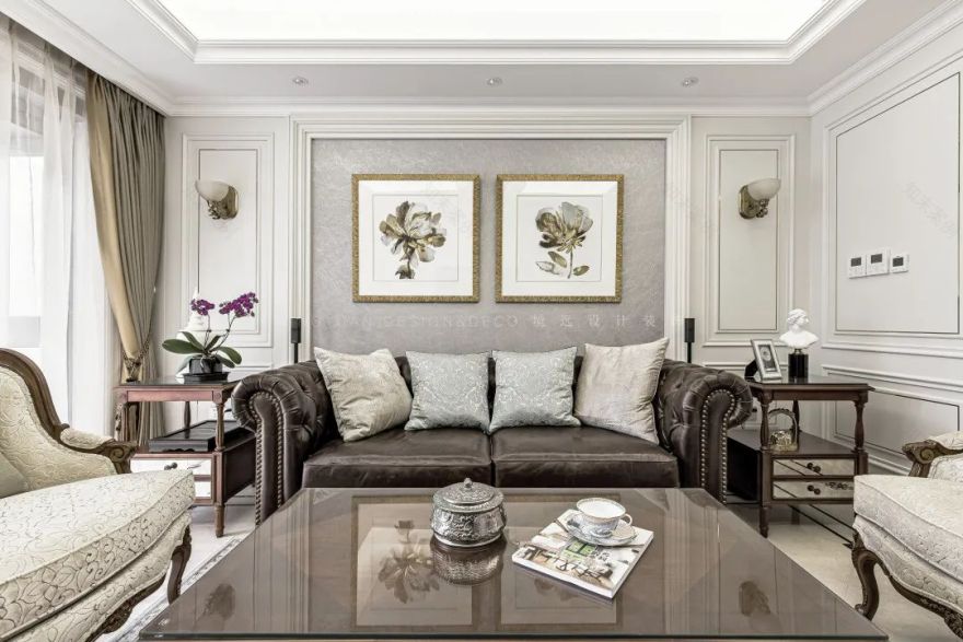 尚海丽景 140㎡美式轻奢风,优雅高级感爆棚-33