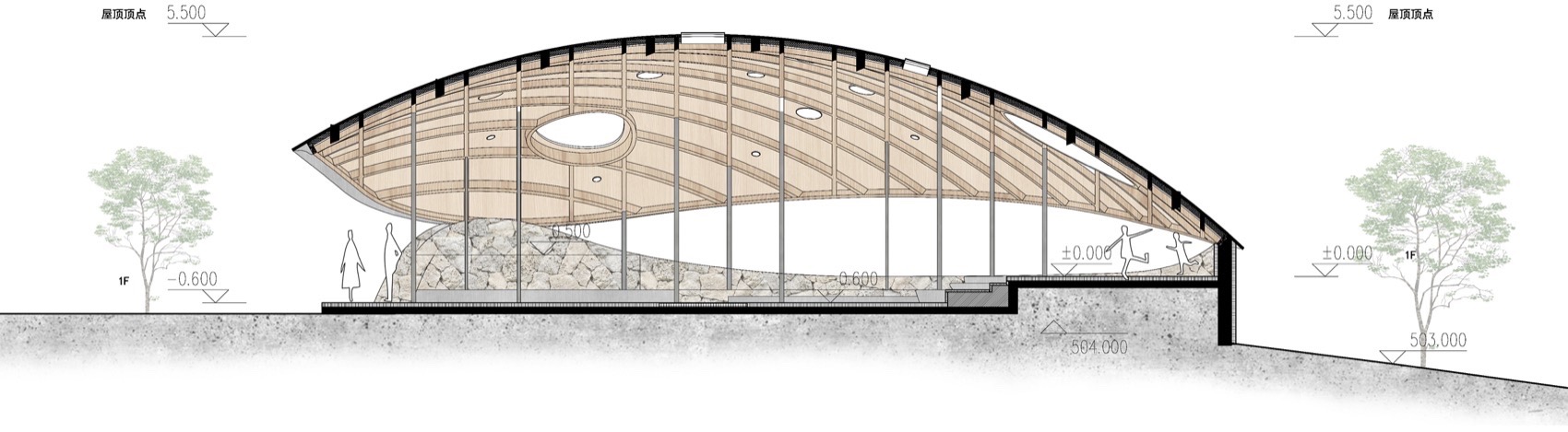 黑龙滩穹顶音乐礼堂丨中国眉山丨时地建筑设计工作室-55