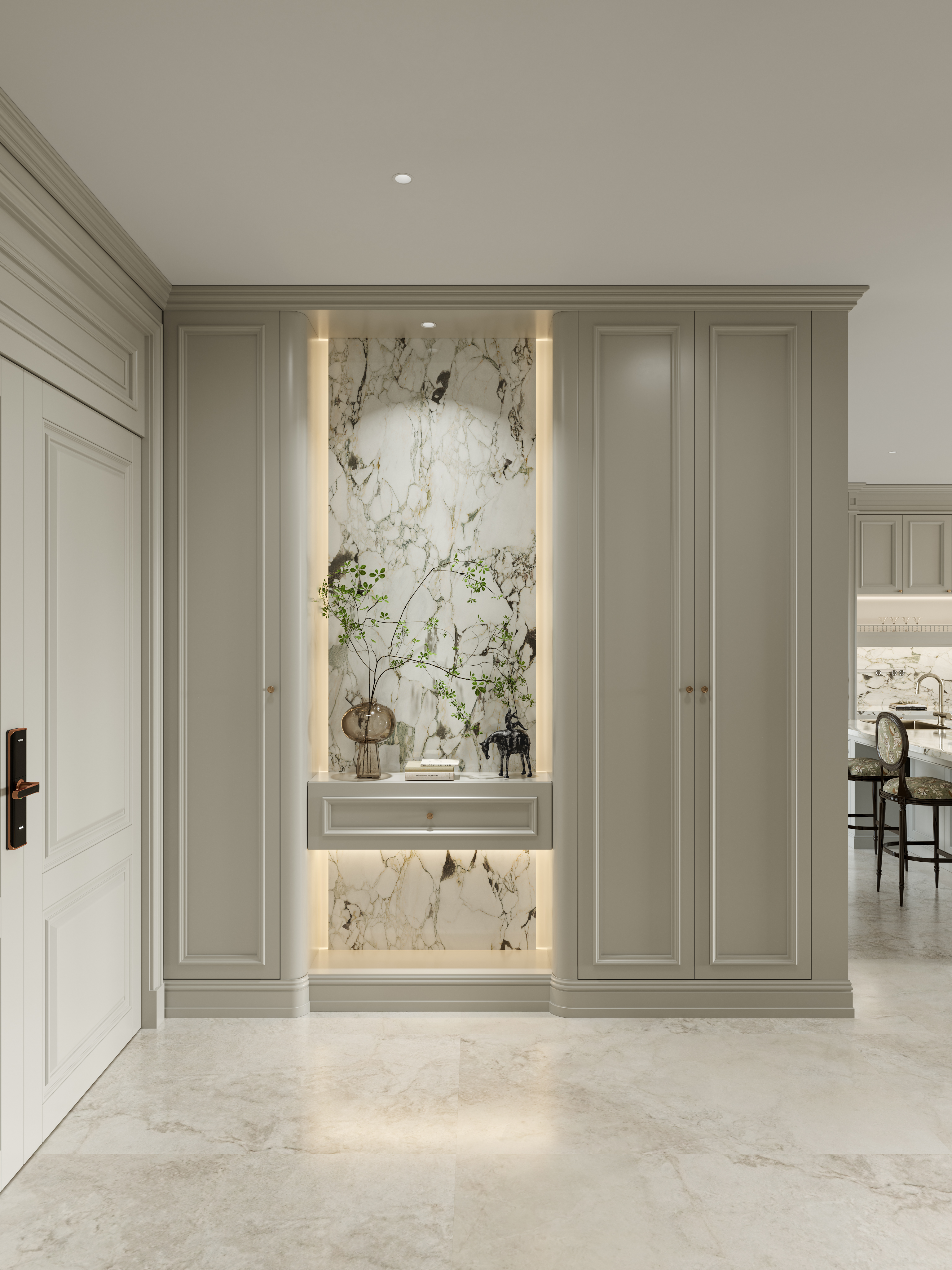 美式别墅  美式客厅-10