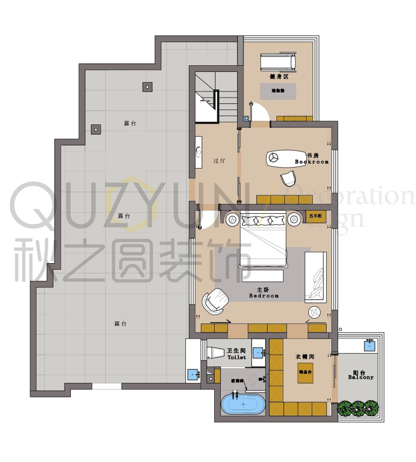 常州格拉美西复式公寓设计方案解读-25