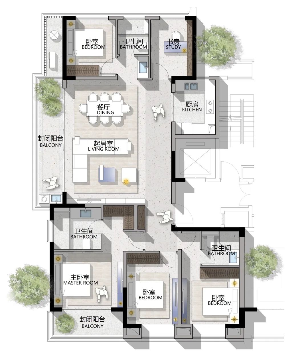 融创兰溪大观二期丨中国莆田丨上海中房建筑设计有限公司-46