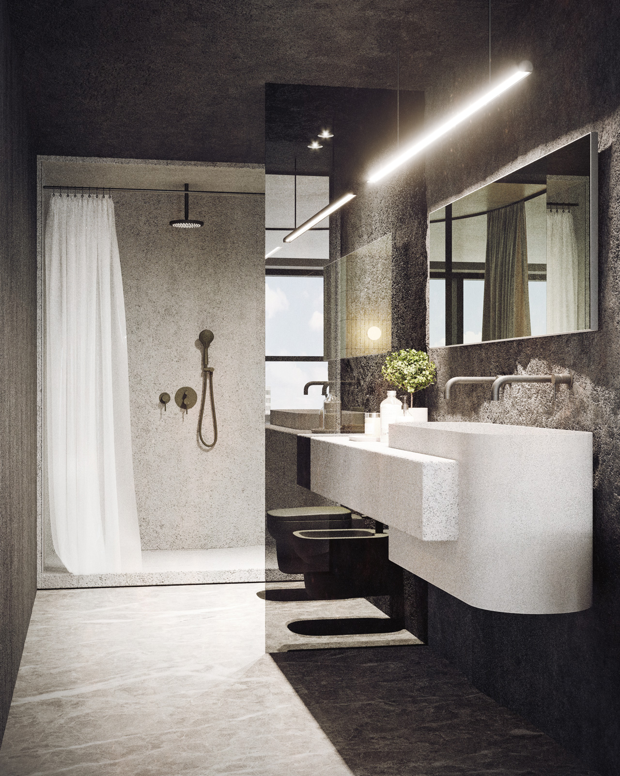 Пентхаус на Белорусской（白俄罗斯大街顶层公寓）丨俄罗斯莫斯科丨Megabudka（建筑事务所）-38