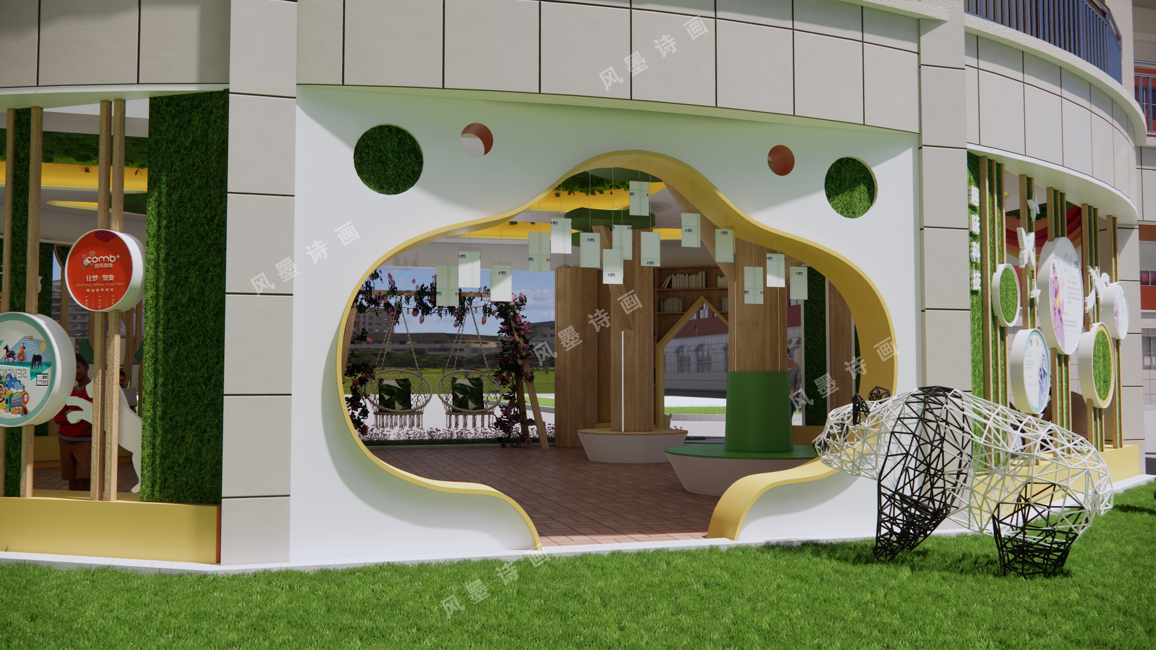 某学校长廊设计-11