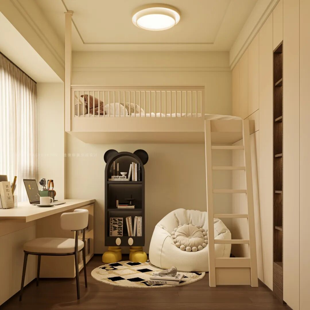 造境物象全案设计|沐光・谧境：118㎡自然风的温馨家居诗篇-17