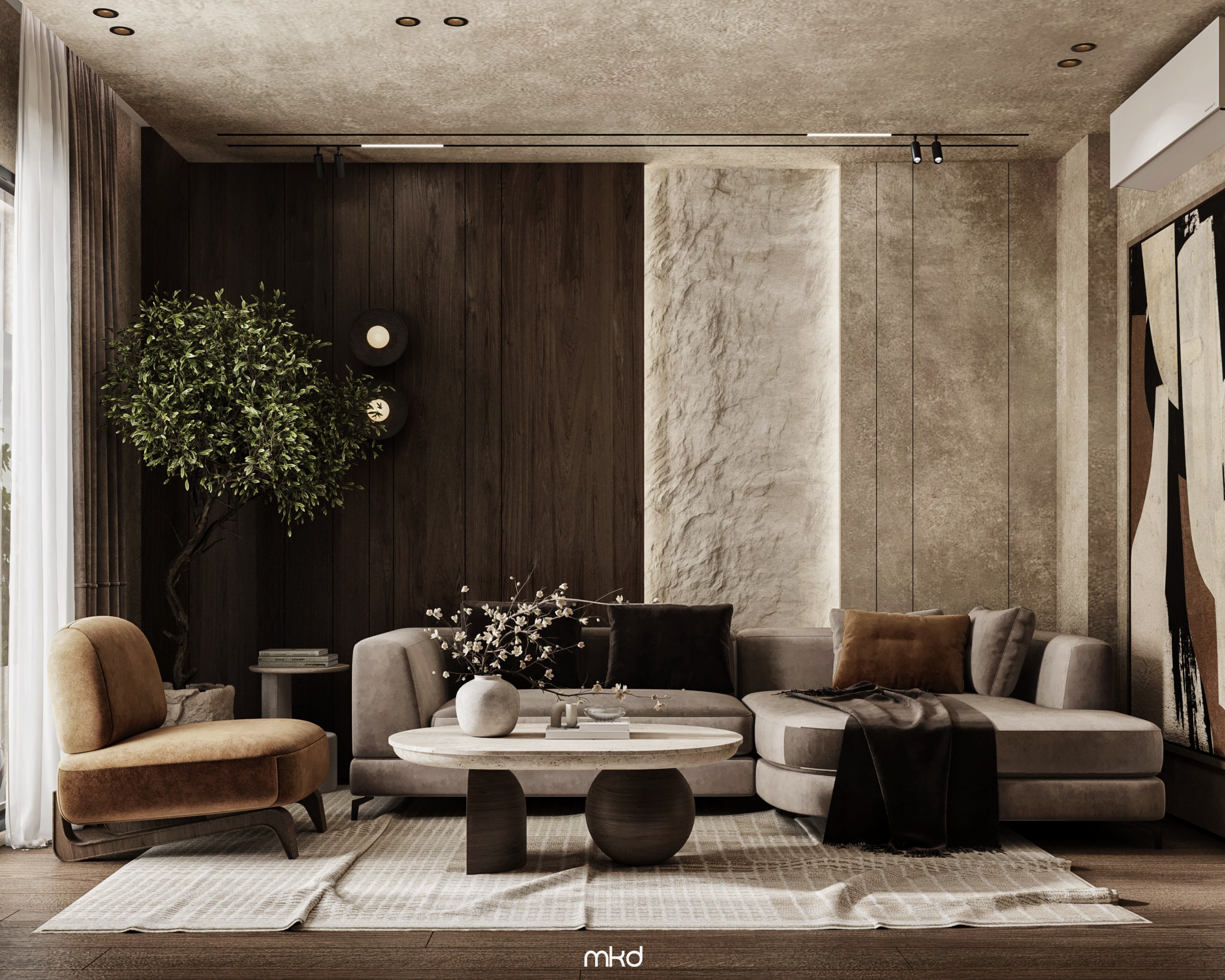 Living room design（客厅设计）丨埃及丨Mohamed Khaled designs  MKD-8