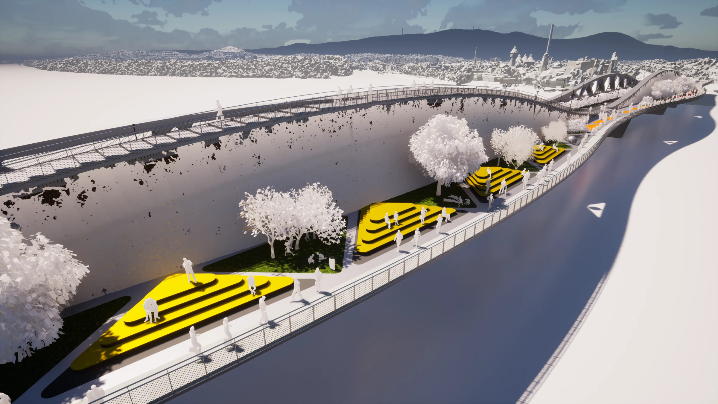 Chameleon 城市桥梁丨匈牙利布达佩斯-22