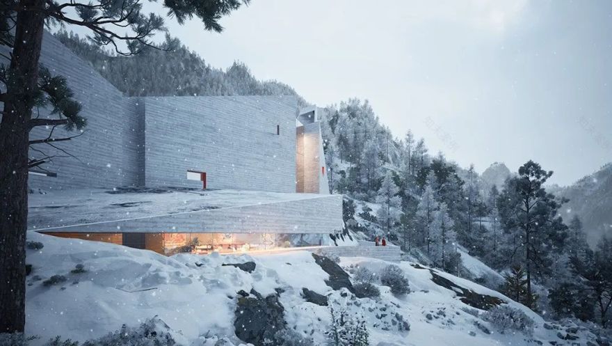 中建西南院在建方案:甲扎尔甲山洞窟壁画博物馆丨中国阿坝藏族羌族自治州丨中国建筑西南设计研究院有限公司 郑勇工作室+设计七院公司-0