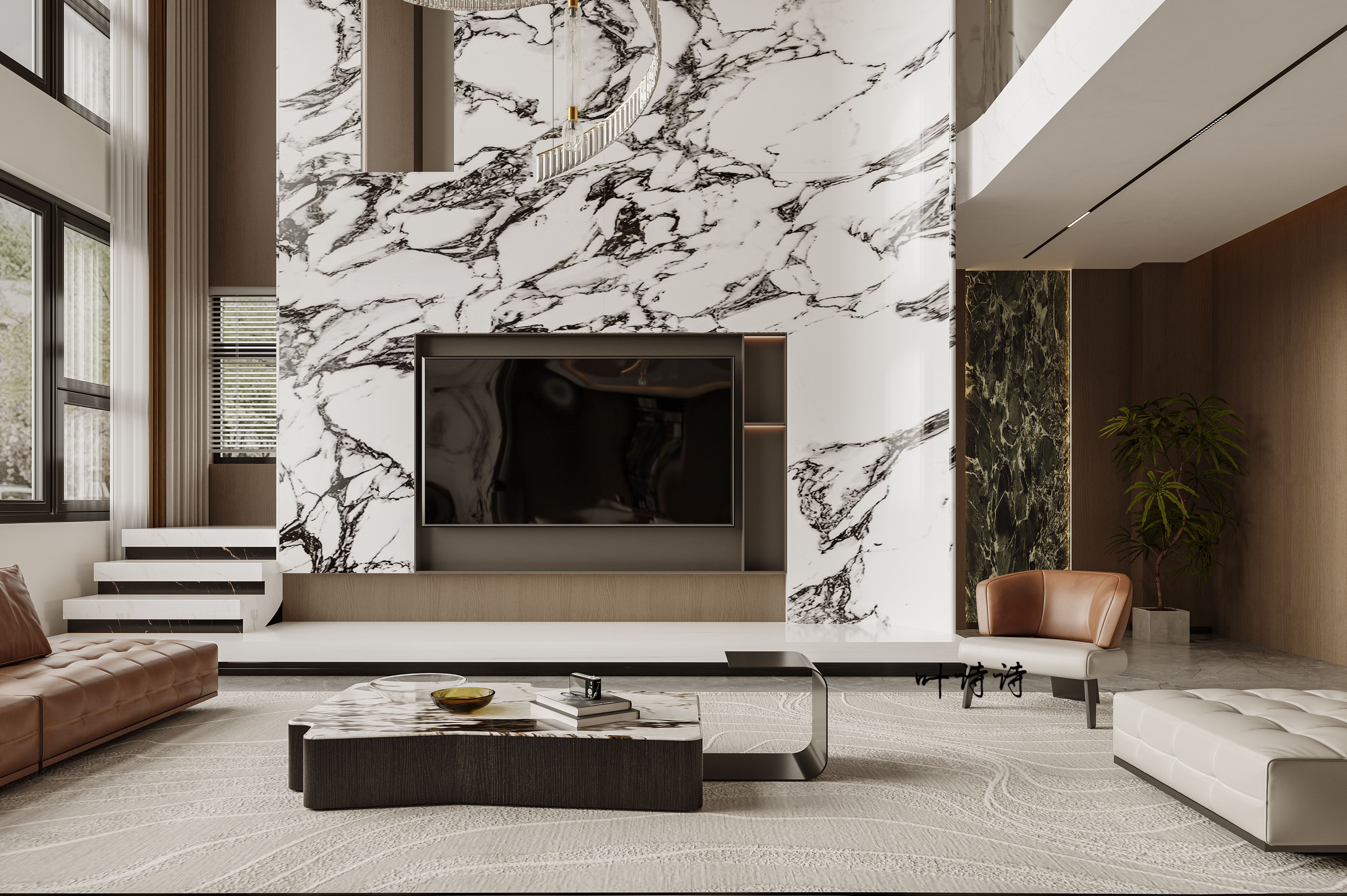 现代别墅设计 沉稳大气的高级质感-0