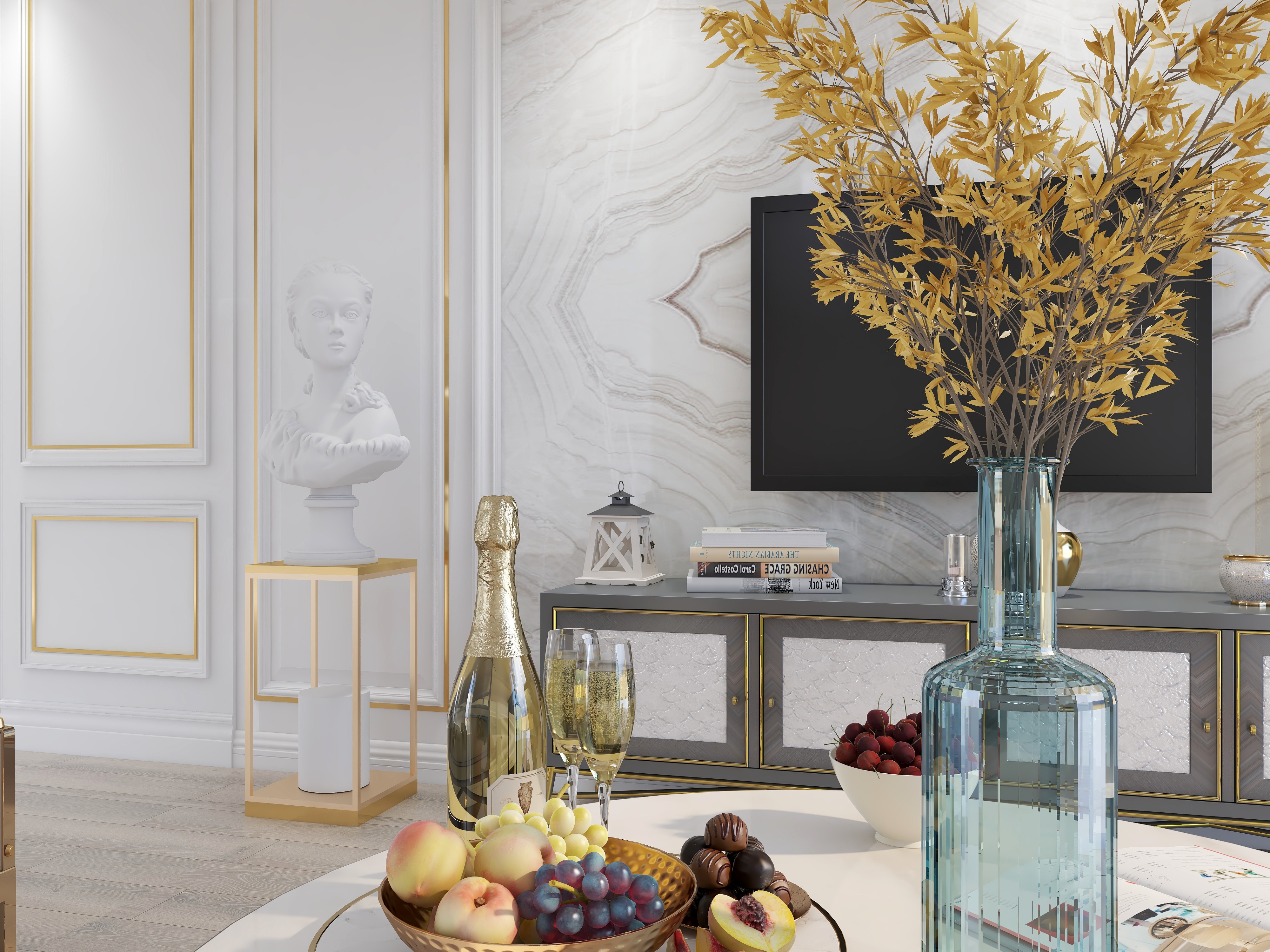 《十行红笺》美式轻奢风，温馨柔美金属质感-12