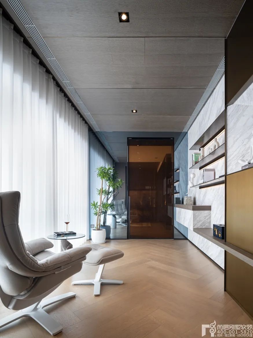 轻奢大平层设计丨尚层别墅装饰-41