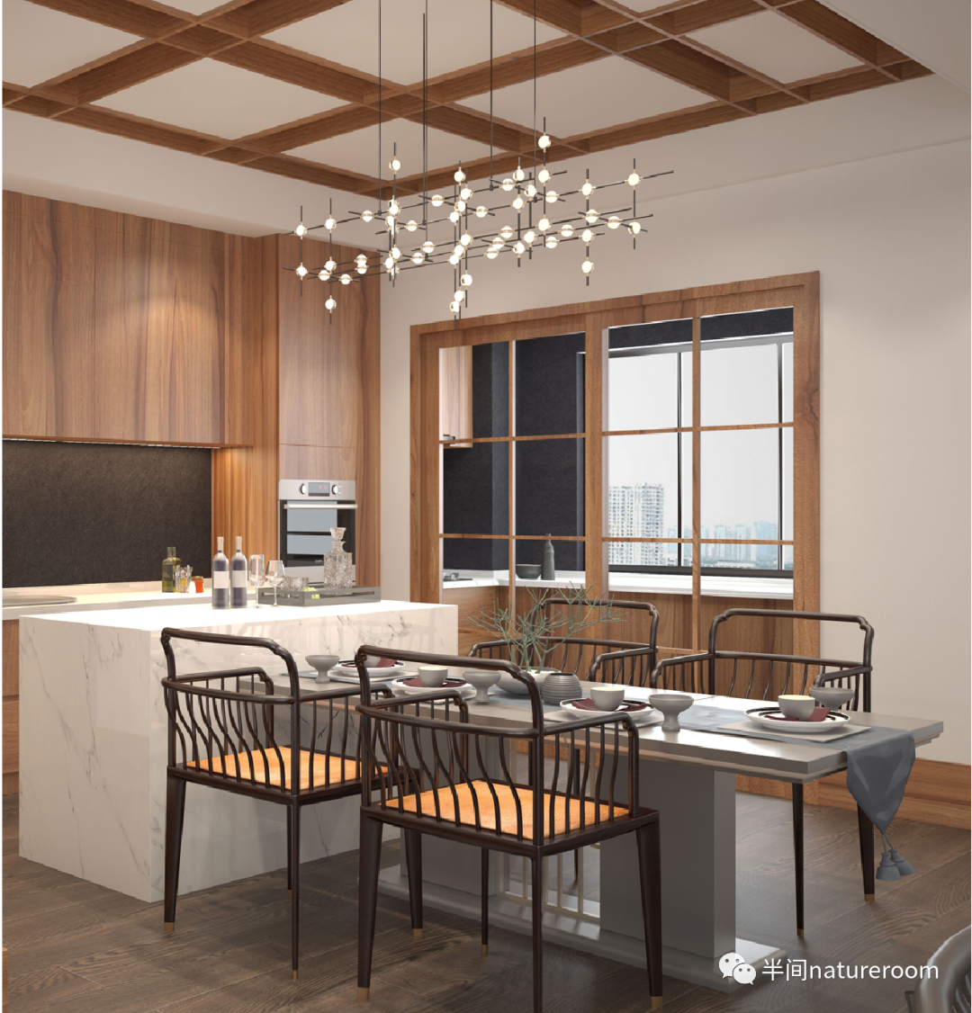 贵阳天麓壹号诗意中式住宅设计丨中国贵阳丨上海半间设计贵阳分公司-27